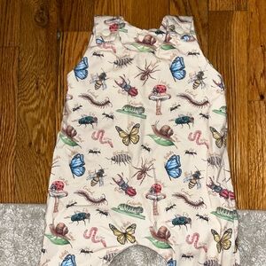 Bug Print Custom Baby Romper